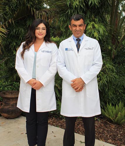 Dr. Davita Mabourakh and Dr. Sharad Mabourakh